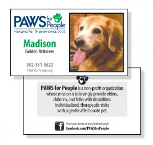 PAWS Pet Business Cards